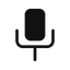 An icon of a microphone
